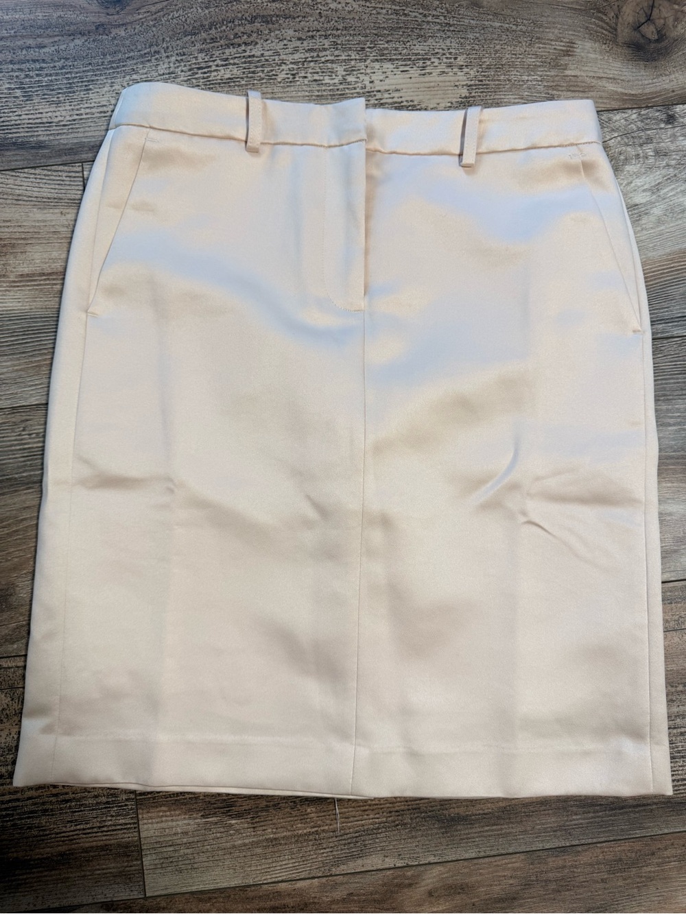J. Crew Light Cream Pencil Skirt